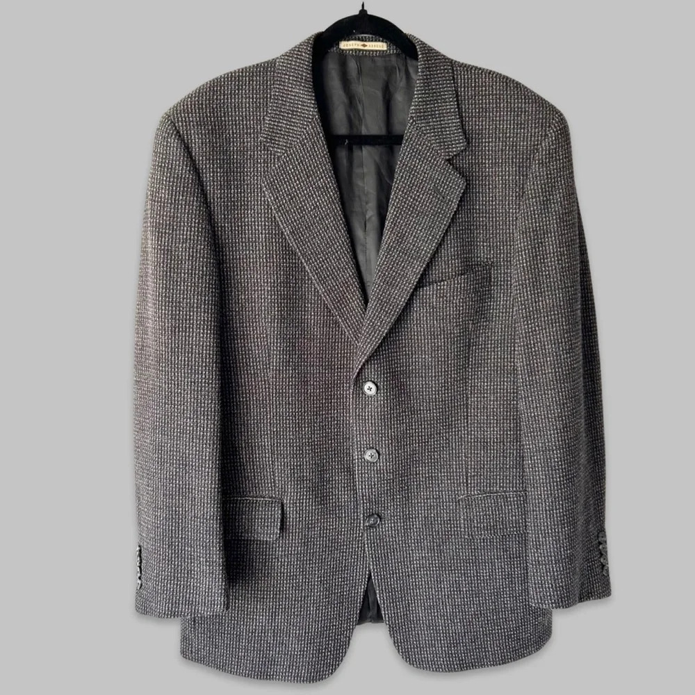 Vintage Joseph Abboud Wool Blend Twill Blazer Union Made in USA